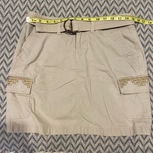 Sonoma Life + Style Cargo Skort with Belt - Size 4